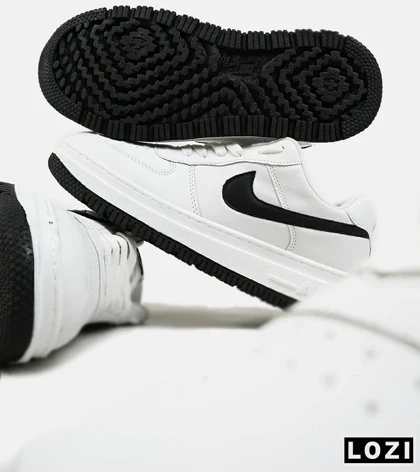 کفش کتانی مردانه و زنانه سفید مشکی نایک NIKE AIR FORCE مدل 2188