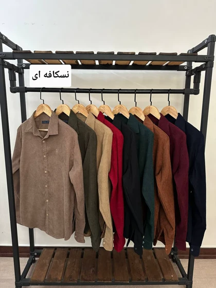 پیراهن مخمل کبریتی 2594