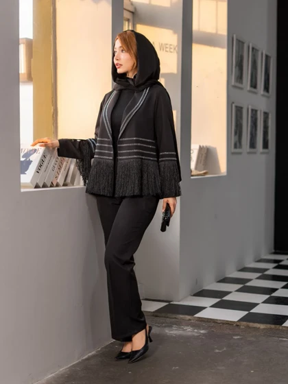 ست کت و شلوار زنانه ریسه دار