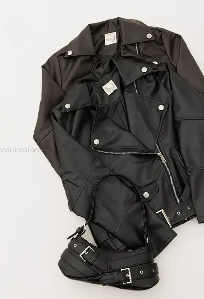 بایکر چرم آستر دار زارا کد1004863