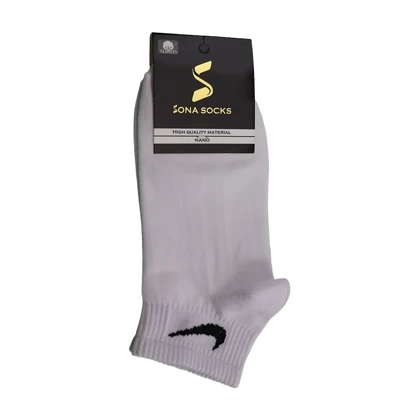جوراب نخ پنبه کش انگلیسی مردانه مچی سونا مدل نایک کد 01