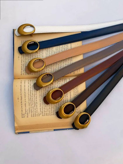 کمربند چرمی زنانه سلین کد B141