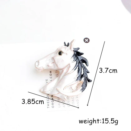 گل سینه زنانه مدل اسب کد G_Lnd_526