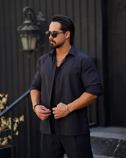 پیراهن پاییزه باکسی مردانه