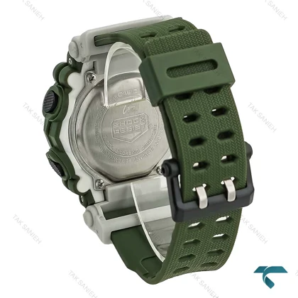 جیشاک مردانه GA-900C مردانه سبز طوسی Gshock-7939-G