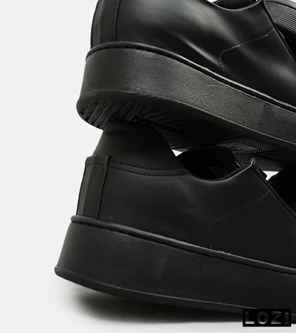 کفش کژوال مردانه چرمی مشکی ZARA مدل 4909