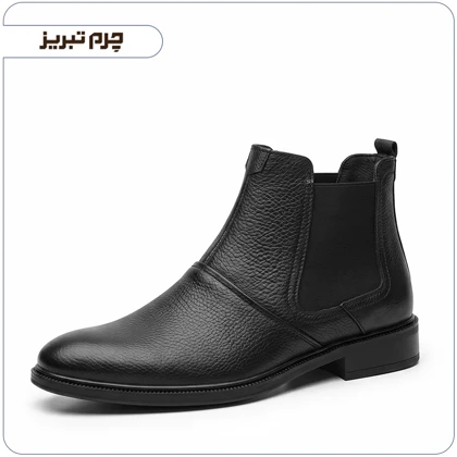 نیم بوت مردانه چرم اصل برهان