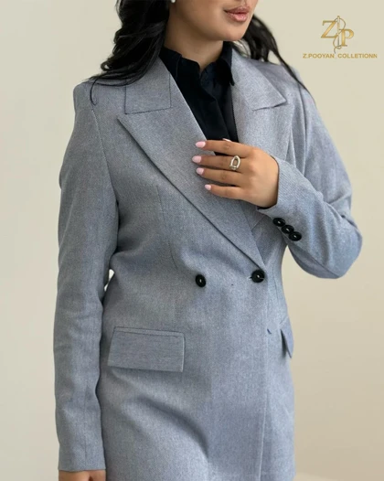 کت و شلوار زنانه بهاره لینن مدل همتا