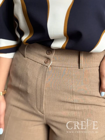 شلوار بزیاق پاکتی طرحدار قد 92