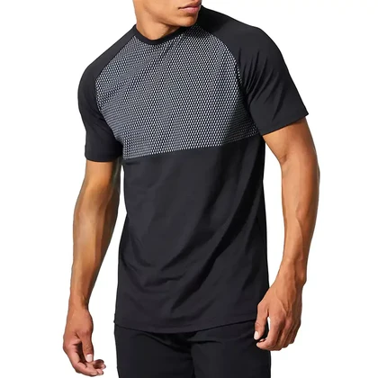 تیشرت ورزشی مردانه مدل TS1970 BW