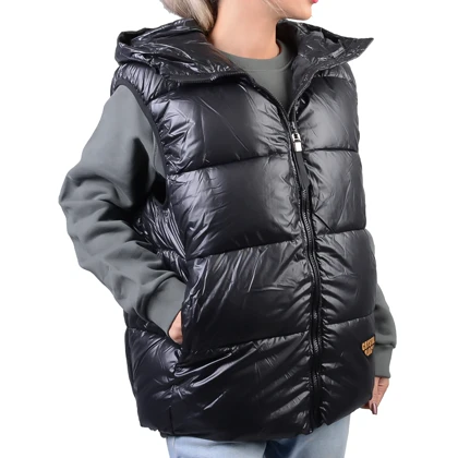 پافر براق مشکی زنانه