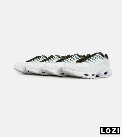 کفش کتانی مردانه و زنانه سفید سبز NIKE AirMax Plus TN Ultra مدل 7168