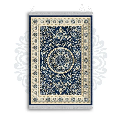 *جدید* فرشینه از جنس پارچه شانل مخمل ترک طرح فانتزی برند دفه کد 527