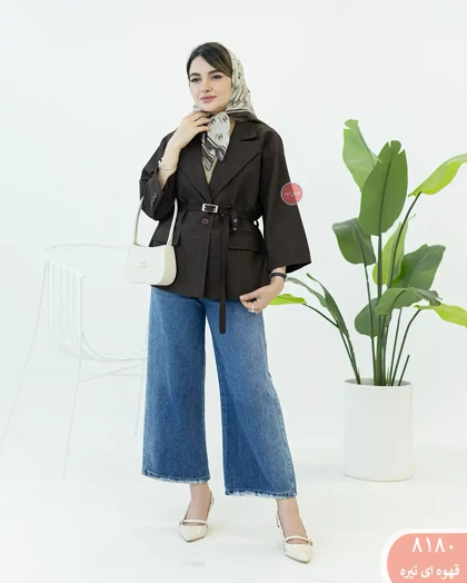 کت کمربندپانچی 8180