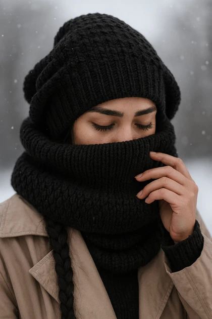 کلاه و شالگردن فرانسوی جدید