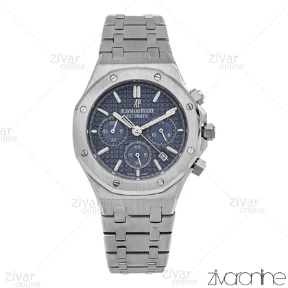 ساعت اودمار پیگه (AP) زنانه سه موتوره صفحه سرمه ای 106159