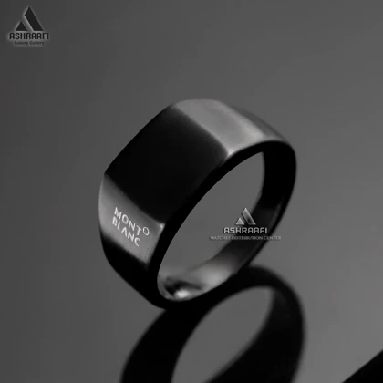 انگشتر مردانه مون بلان Mont Blanc Square Ring K1