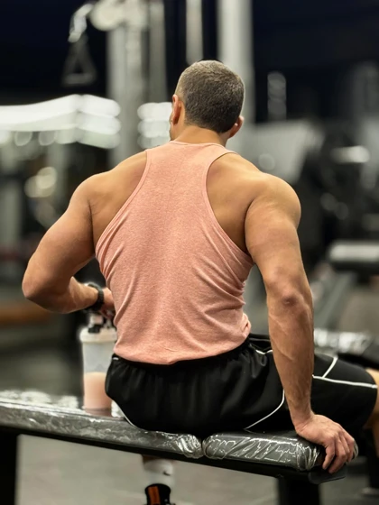 رکابی تنک تاپ ساده کوپ قهرمانی آیسان اسلامی صورتی