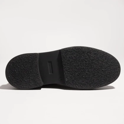 نیم بوت چرم مردانه مشکی مدل rafael