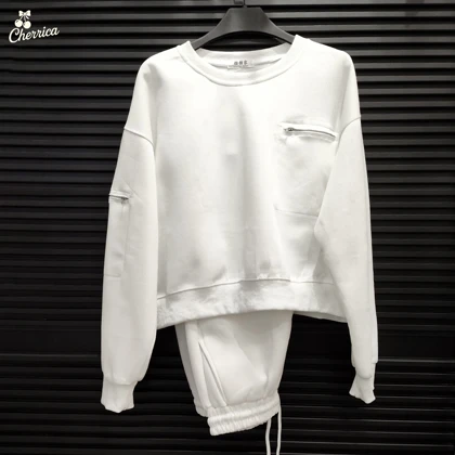 ست دورس و شلوار زیپی زنانه کد 20