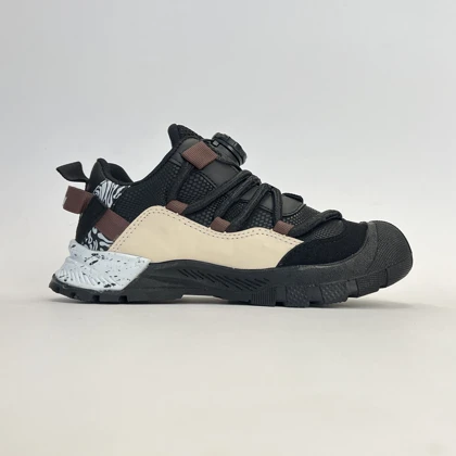 کفش بچگانه جیپ مشکی کرم بند دیسکی JEEP کد M9