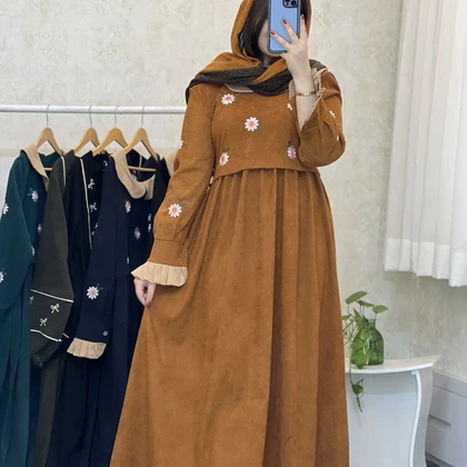 پیراهن بلند عیدانه مدل پرنسا