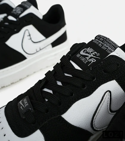 کفش مردانه و زنانه مشکی سفید NIKE AIR FORCE