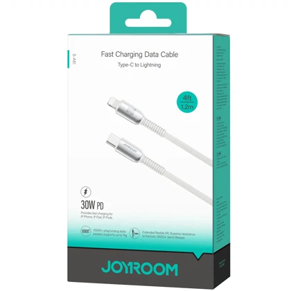 کابل USB-C به لایتنینگ 30 وات جویروم Joyroom مدل S-A51 طول 1.2 متر