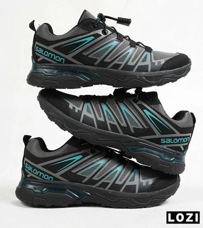 کفش کتانی مشکی آبی سالومون Salomon X ULTRA