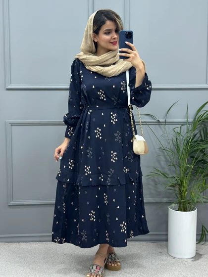 پیراهن مانتویی آریانا ( بدون کمربند )