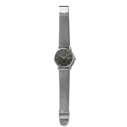 ساعت مچی عقربه ای زنانه مردانه تریوا (TRIWA) مدل Smoky Falken Steel mesh