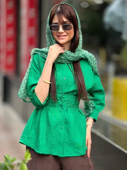 شومیز کمرکش عروسکی