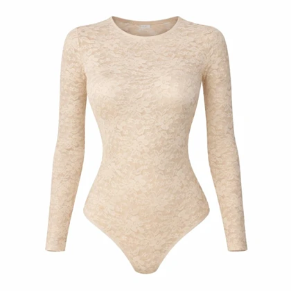 بادی گیپور یقه گرد مه جامه رنگ کرم کد 420