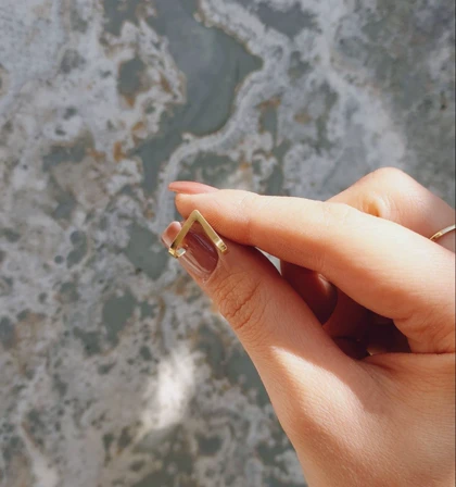 گل گوش طلا مردانه