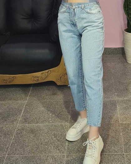 شلوار جین مام استایل کد 10158