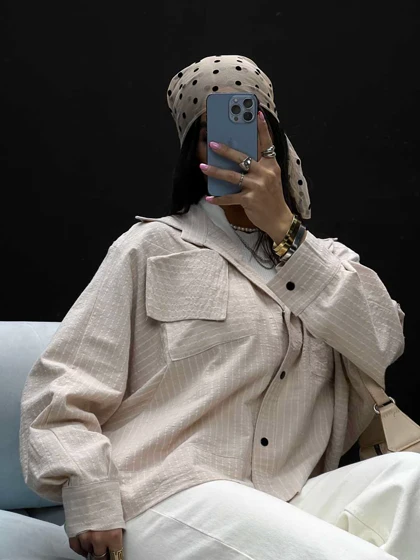 شومیز طرح جیب