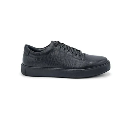 کفش ونس مردانه چرم طبیعی مدل Flat shoes - 0178