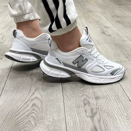 کفش و کتانی مردانه مدل نیوبالانس NEWBALNANCE رنگ سفید