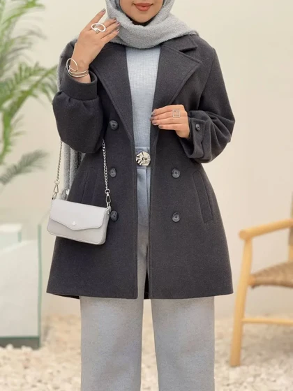 3808-پالتو آستردار آیناز