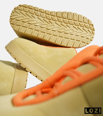 نیم بوت مردانه و زنانه خردلی نارنجی UGG مدل 7123