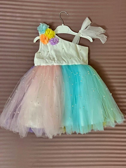 تور مروارید کاری 4 رنگ ترک 7096