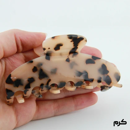 کلیپس دخترانه مدل خرچنگی خال‌خالی