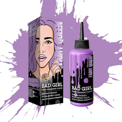 رنگ مو فانتزی بد گرل (BAD GIRL) رنگ FAIRY QUEEN - حجم 150 میل