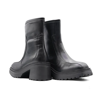 کفش نیم بوت زنانه پاشنه‌دار مدل 0526 _ Boots