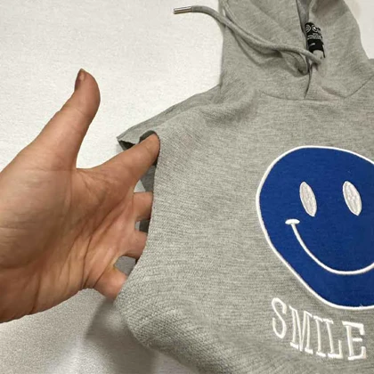 ژیله کلاهدار دورس بچه گانه طرح لبخند خارجی