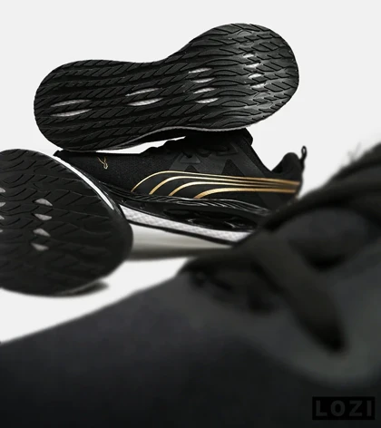 کفش کتانی ورزشی مشکی طلایی مردانه و زنانه PUMA