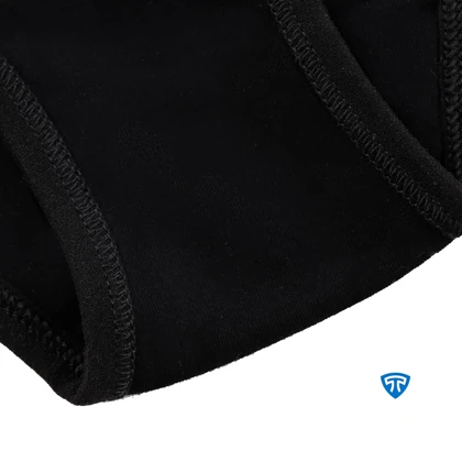 شورت زنانه ضدحساسیت مودال تاپیک بسته 4 عددی مشکی مدل پانیذ