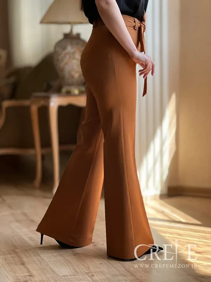 شلوار کرپ دمپا گشاد قد 104