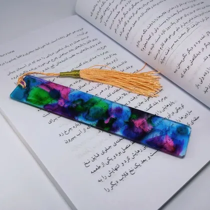 بوک‌مارک رزینی مدل آبستره