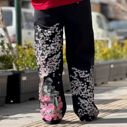 شلوار اسلش کاستوم نقش برجسته شوالیه Knight